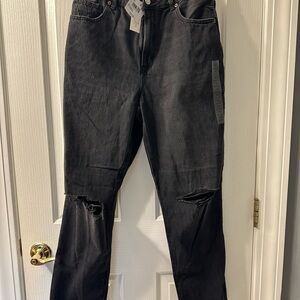 Stylish Black Distressed Men's Jeans